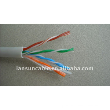high quality lan cable/network cable 4P 24awg UTP Cat5e outdoor/indoor